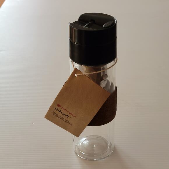 Full Circle Brumi Pour Over Brew Bottle Tumbler Travel Coffee Tea Infuser New - Picture 3 of 10